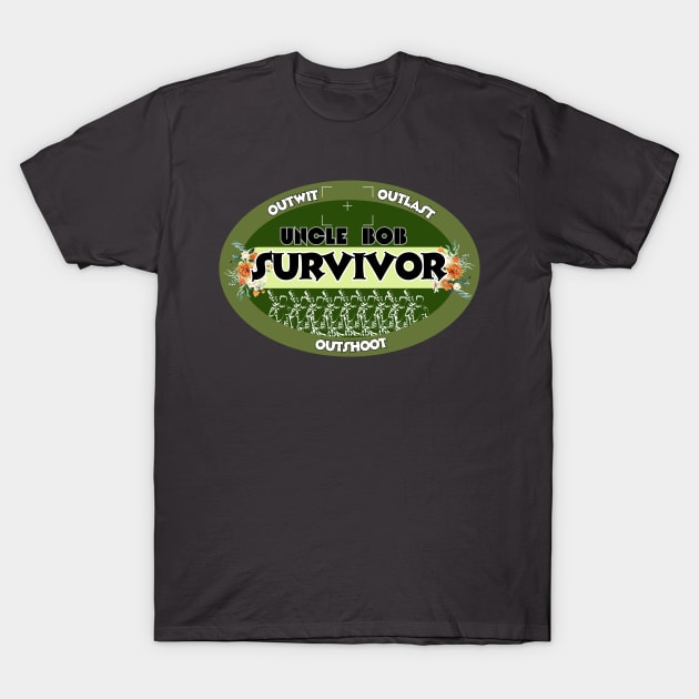 Uncle Bob Survivor | Funny t-shirt for wedding photographers T-Shirt by Rainbow Kin Wear